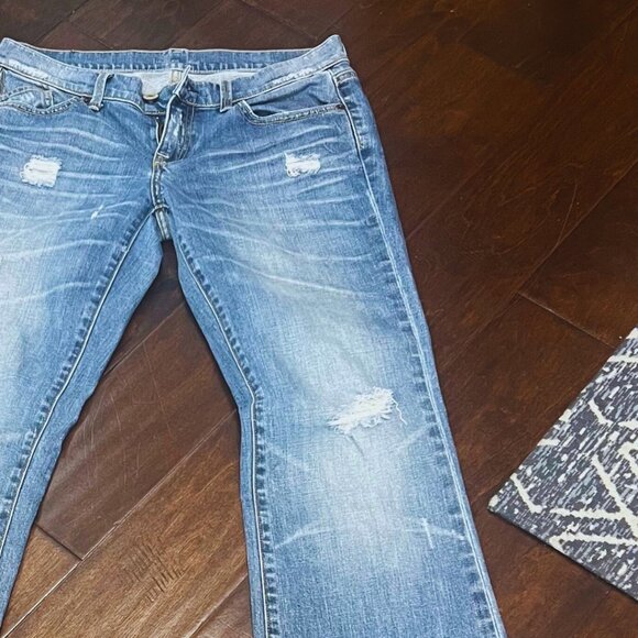 London Jeans Bootcut Distressed size 6 - Picture 4 of 10